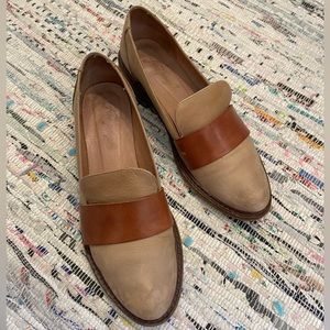 Free People, beautiful tan and cognac flats, size 39